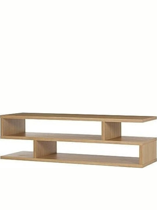 TV Stand from Solid Wood Beige L150xW40xH50cm