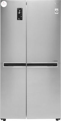 LG GSB760PZXV Ψυγείο Ντουλάπα NoFrost Inox Υ179xΠ91.2xΒ73.8εκ.