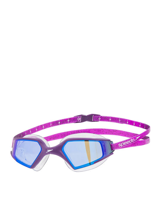 Speedo Aquapulse Max 2 Schwimmbrillen Erwachsene mit Antibeschlaglinsen Lila