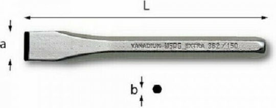 Usag Daltă 362 UNI 7504 DIN 6453 125mm Daltă 125mm U03620001