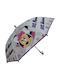 Umbrelă umbrelă pentru copii wd12839 manual stick alb violet minnie mouse