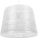 GloboStar Accademia Pendant Light White Bell with Socket E27 35x25cm