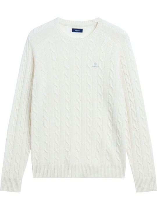 Gant Men's Long Sleeve Sweater White 8050076-130