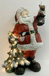 Zaros Illuminated Santa Claus Red 66x46x32cm