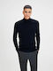 Jack & Jones Men's Long Sleeve Sweater Turtleneck Navy Blazer