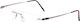 Silhouette Transparenter Männlicher Metallischer Brillengestell 5502 BO 6510