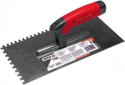 Yato Tile Spatula Inox Tooth with Plastic Handle