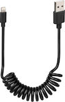 Lampa Spirale USB-A zu Lightning Kabel Schwarz 1m (38701)