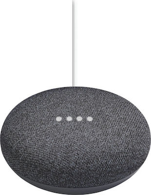 Google Nest Mini (2nd Gen) Charcoal Smart Hub με Ηχείο Συμβατό με Google Home