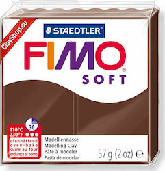 Staedtler Fimo Soft Πολυμερικός Πηλός Καφέ 57gr Staedtler Fimo Soft Πολυμερικός Πηλός Καφέ 57gr