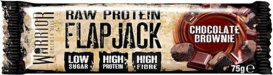 Warrior Raw Protein Flapjack Μπάρα με 20gr Πρωτεΐνης & Γεύση Chocolate Brownie 75gr