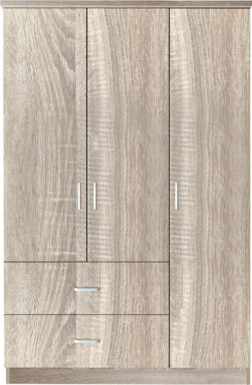 Ușă triplă Dulap de Haine Fritillaria 89x42x181cm
