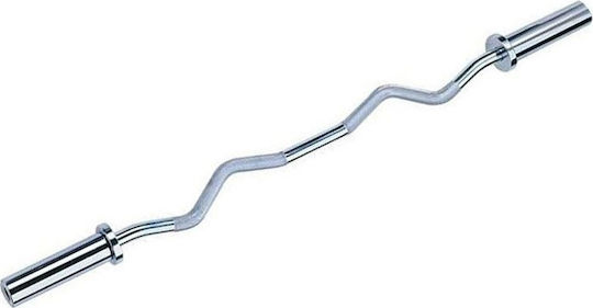 inSPORTline OB-47C ​Curl Bar Olympic Type Φ50mm 8kg 120cm Length without Collar