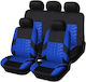 Car Cover Set 9pcs Polyester Blue