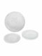 Cryspo Trio Cotton Plate Desert Glass Clear with Diameter 21cm 7pcs