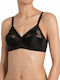 Triumph Elastic Cross Bra without Padding without Underwire Black