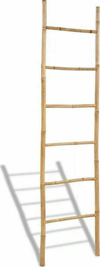 vidaXL Σκάλα Μπάνιου 6 Θέσεων Δαπέδου ​50x190cm Καφέ