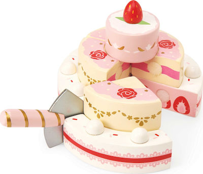 Le Toy Van Cooking Toy / Kitchen Utensils Wedding Cake made of Wood