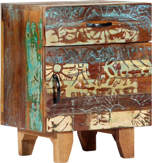 Nachttisch Mehrfarbig 40x30x50cm