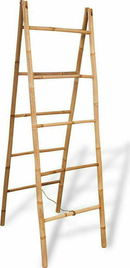 vidaXL Σκάλα Μπάνιου 5 Θέσεων Δαπέδου ​50x160cm Καφέ