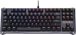 A4Tech Bloody B930 Gaming Mechanische Tastatur Tenkeyless mit LK Waage Braun Schaltern und RGB-Beleuchtung Schwarz