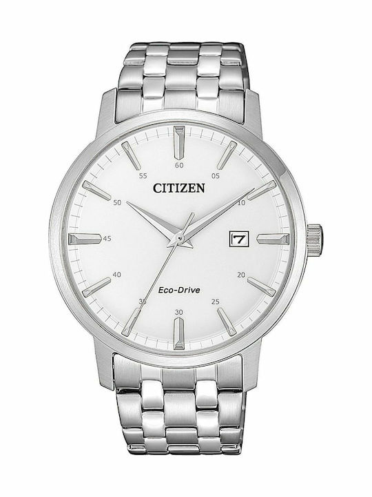 Citizen Men's Watch 40mm Eco - Drive with Silver Metal Bracelet