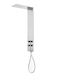 Demm Storm Shower Column Without Battery 110cm Silver