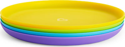 Munchkin Farfurie pentru Copii din Plastic Multicolor 4buc 51761