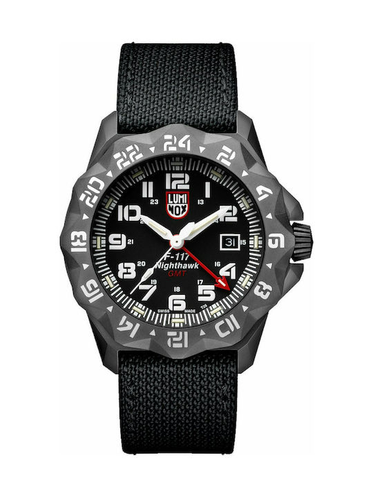 Luminox F-117 Nighthawk Uhr Batterie mit Schwarz