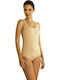 Simply You 0/081 Women's Sleeveless Cotton T-Shirt Dark Beige 2Pack