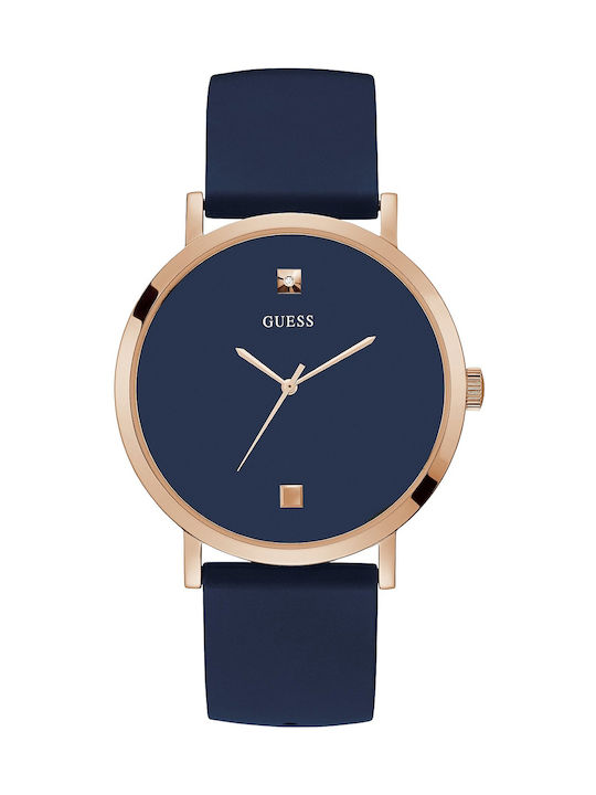 Guess Watch with Blue Rubber Strap