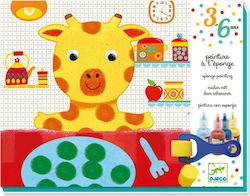 Djeco Painting με Σφουγγαράκια Αγελαδίτσα for Children 3++ Years