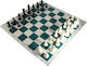 Chess Folding Roll with Pawns 19.5x19.5cm
