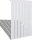 vidaXL Panel Handtuchhalter Badezimmer 900x542 533kcal/h Weiß
