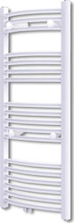 vidaXL Curved Towel Rail Bathroom 1160x500 404k...