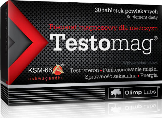 Olimp Sport Nutrition Testomag Supplement for Workout & Testosterone Boost 30 tabs