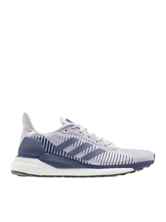 Adidas Solarglide ST Γυναικεία Αθλητικά Παπούτσια Running Purple Tint / Boost Blue Violet Met. / Tech Indigo