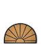 Palatex Doormat From Coconut Tree With Non-Slip Backing Luna 2 Brown-Black 40x60cm