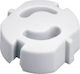 Χαραλαμπίδης Outlet Cover Protector made of Plastic in White Color 1pcs