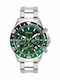 Le Dom Prime Men's Watch 40mm Chronograph Battery with Silver Metal Bracelet