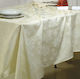 Rythmos Jasmine Cotton & Polyester Tablecloth Εκρού 140x220cm