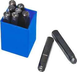 Donges Χτυπητοί Αριθμοί 8mm 30-535008-0 Χτυπητά Γράμματα Σετ Εργαλεία Χειρός 9τμχ