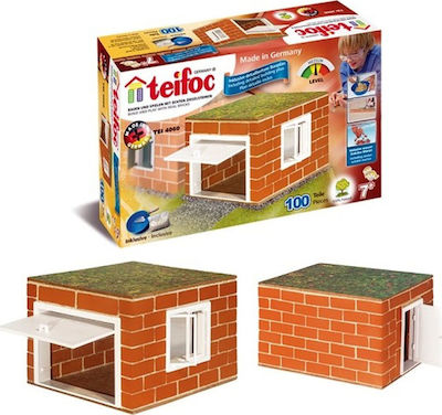 Teifoc Construction & Building Toy Κεραμικά 'Χτίζω Γκαραζ' Kid 7++ years