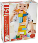 Hape Bildung Bausteine Beech Block Count N' Build Holz für 1+ Jahr 20Stück