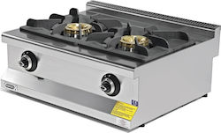 Empero EMP.6KG020-O Flüssiggas-Kocher Doppel 28kW 80x64x29cm Empero EMP.6KG020-O Flüssiggas-Kocher Doppel 28kW 80x64x29cm