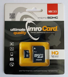 IMRO microSDHC 16GB Class 4 U1 UHS-I with Adapter