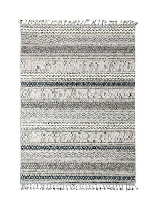 Royal Carpet 7438A Rug Rectangular with Fringes Linq Ivory