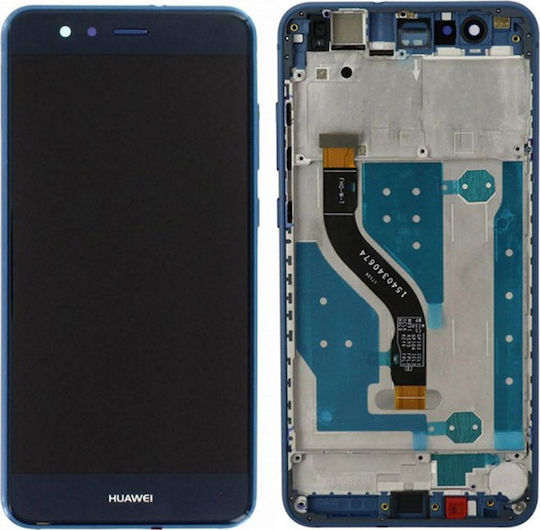 Screen Grade A with Touch Mechanism and Frame for Huawei P10 Lite (Blue)