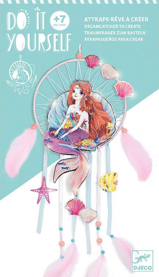 Djeco Children's Craft Make Dreamcatcher Mermaid for Children 7+ Years