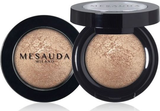 Mesauda Milano Fard De Pleoape Copt Wet & Dry În Formă Solidă Cu Culoare Aurie 1.2gr